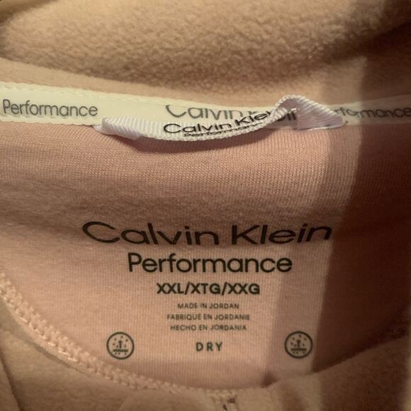Calvin Klein Performance Mauve Zipup Fleece with Pockets - Picture 11 of 12